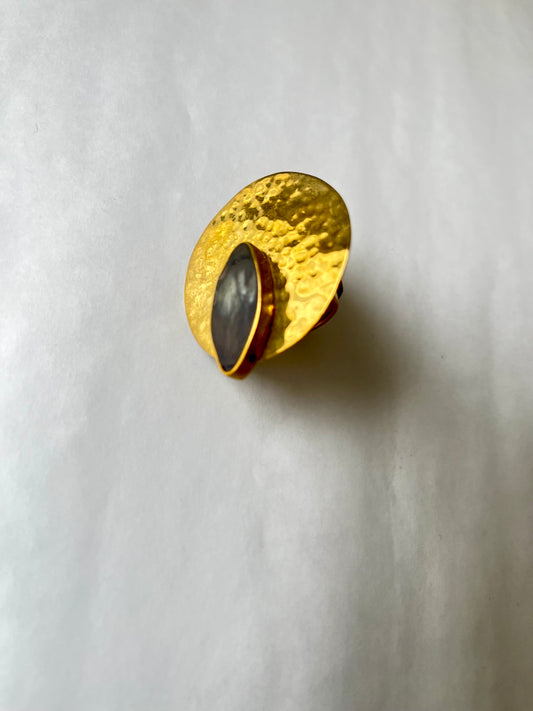 Nziza Sun Disc Ring